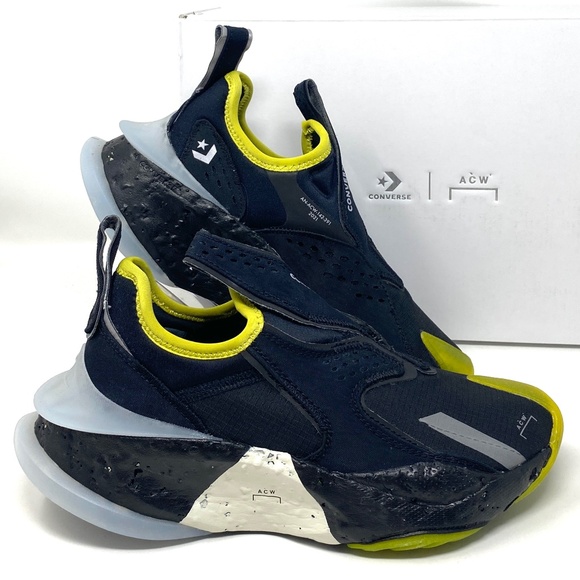 Converse x ACW Aeon Active CX Low Sneakers Women Size Canvas Black Green A00681C - Picture 2 of 12